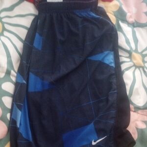 Nike Blue and Black Athletic Shorts